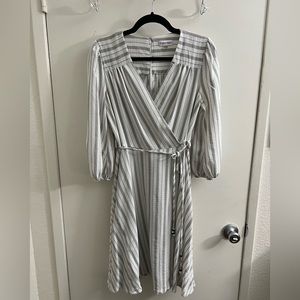 Calvin Klein Womens Dresses Calvin Klein Dress Size 8 Gray And White